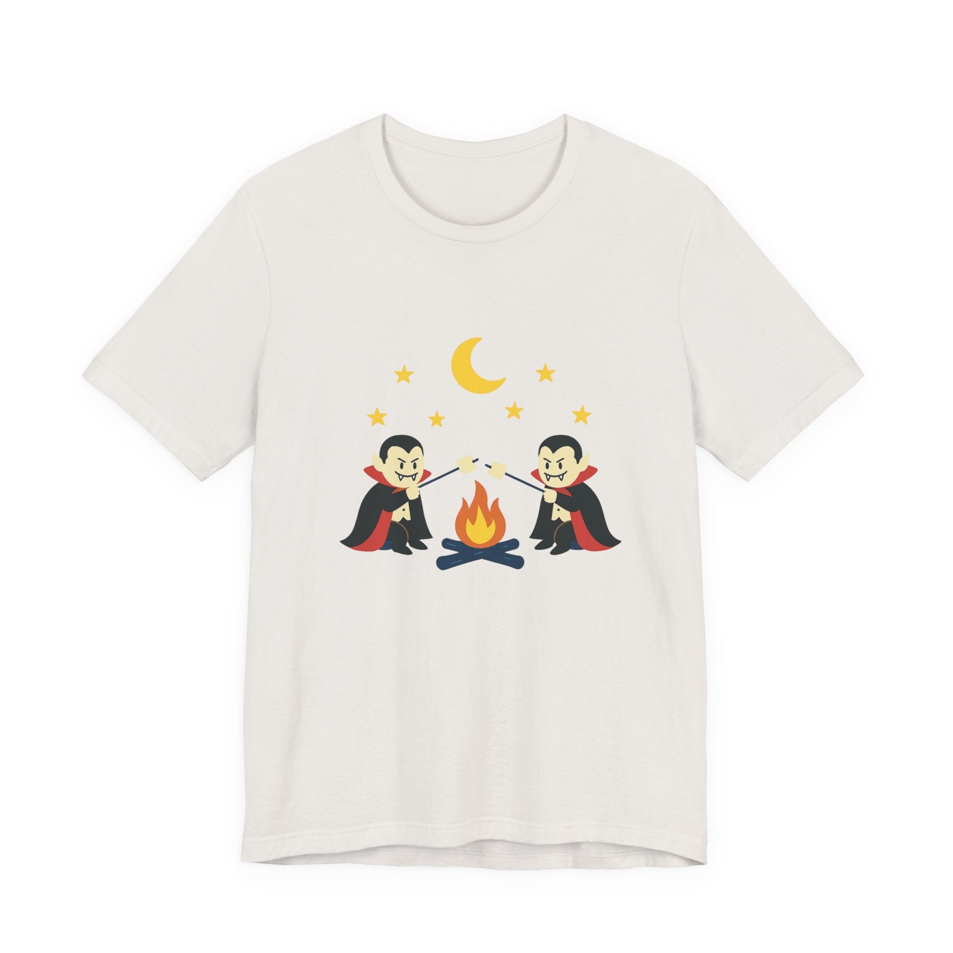 Camping Dracula Tee, Halloween Shirt, Spooky Camping Top - Popbydesign
