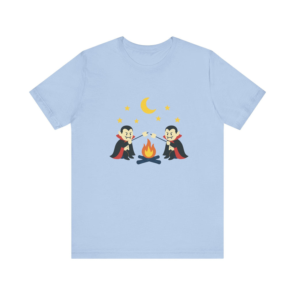 Camping Dracula Tee, Halloween Shirt, Spooky Camping Top by PopCultureByDesign36