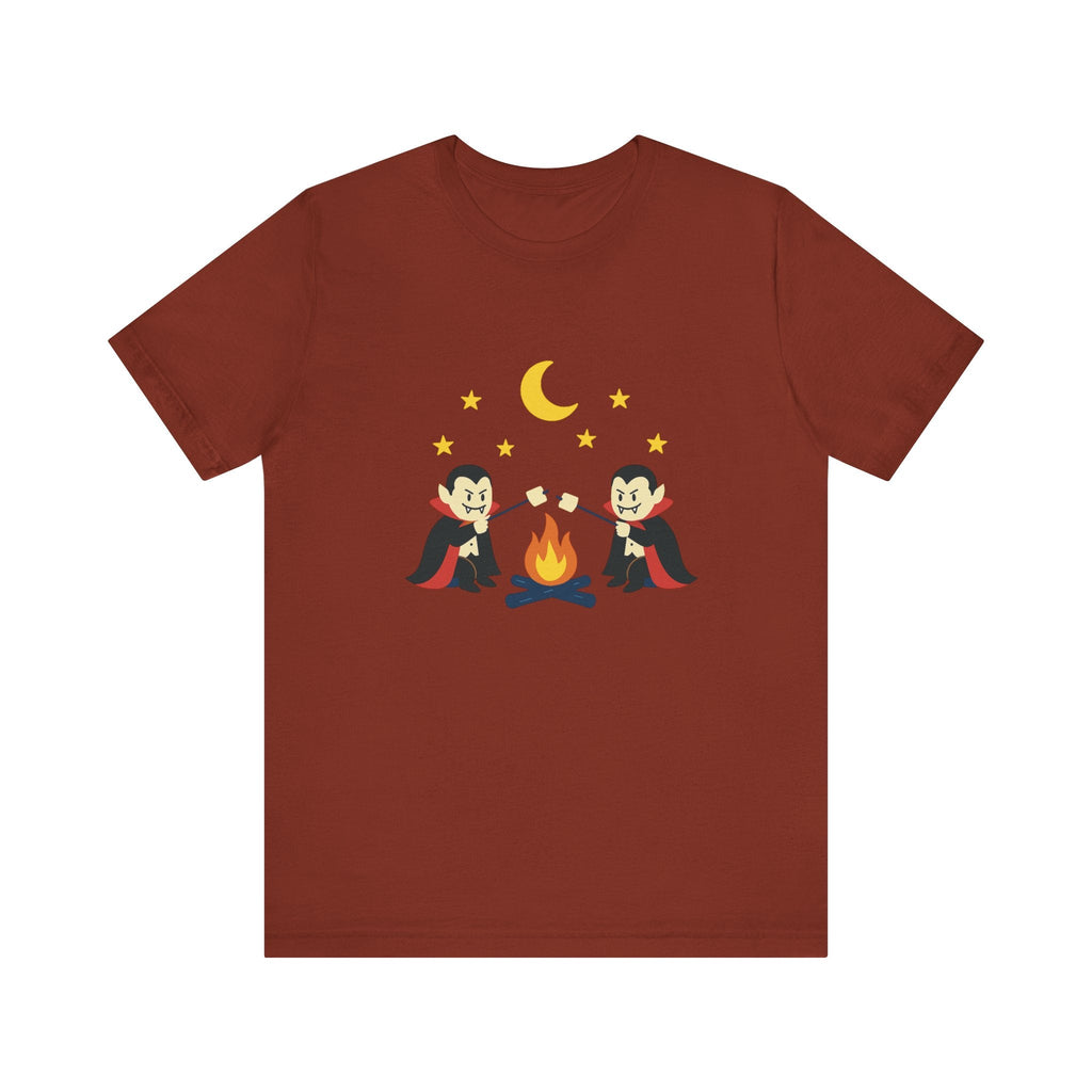 Camping Dracula Tee, Halloween Shirt, Spooky Camping Top by PopCultureByDesign36