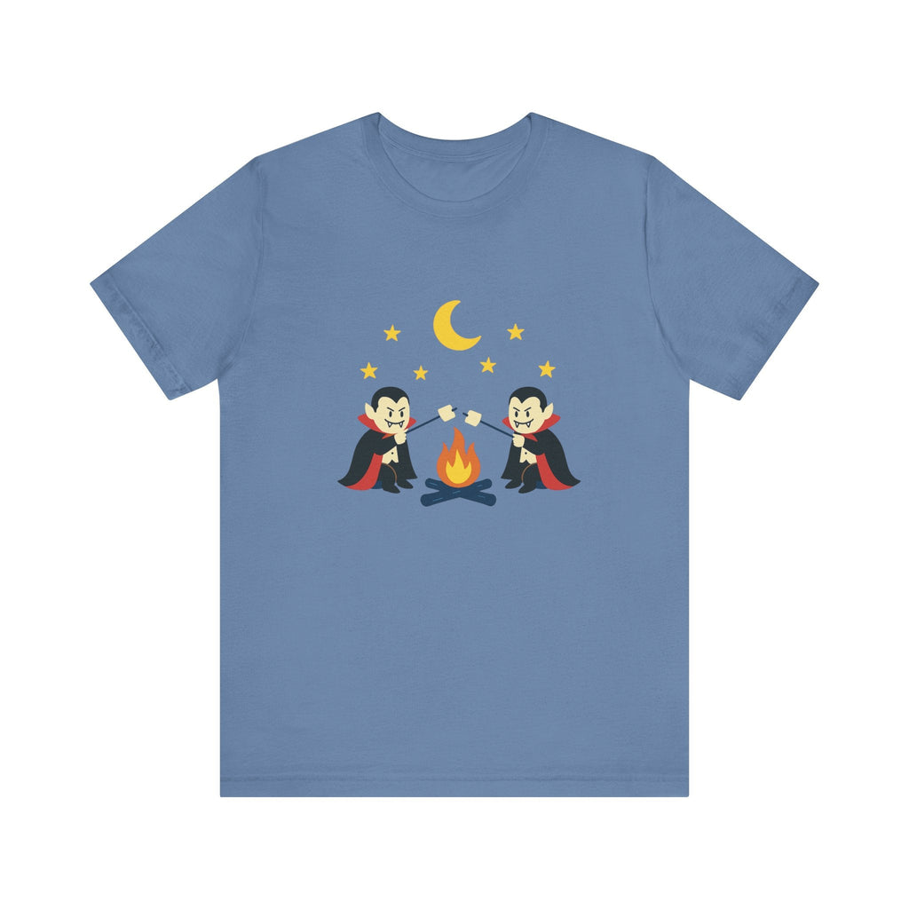 Camping Dracula Tee, Halloween Shirt, Spooky Camping Top by PopCultureByDesign36