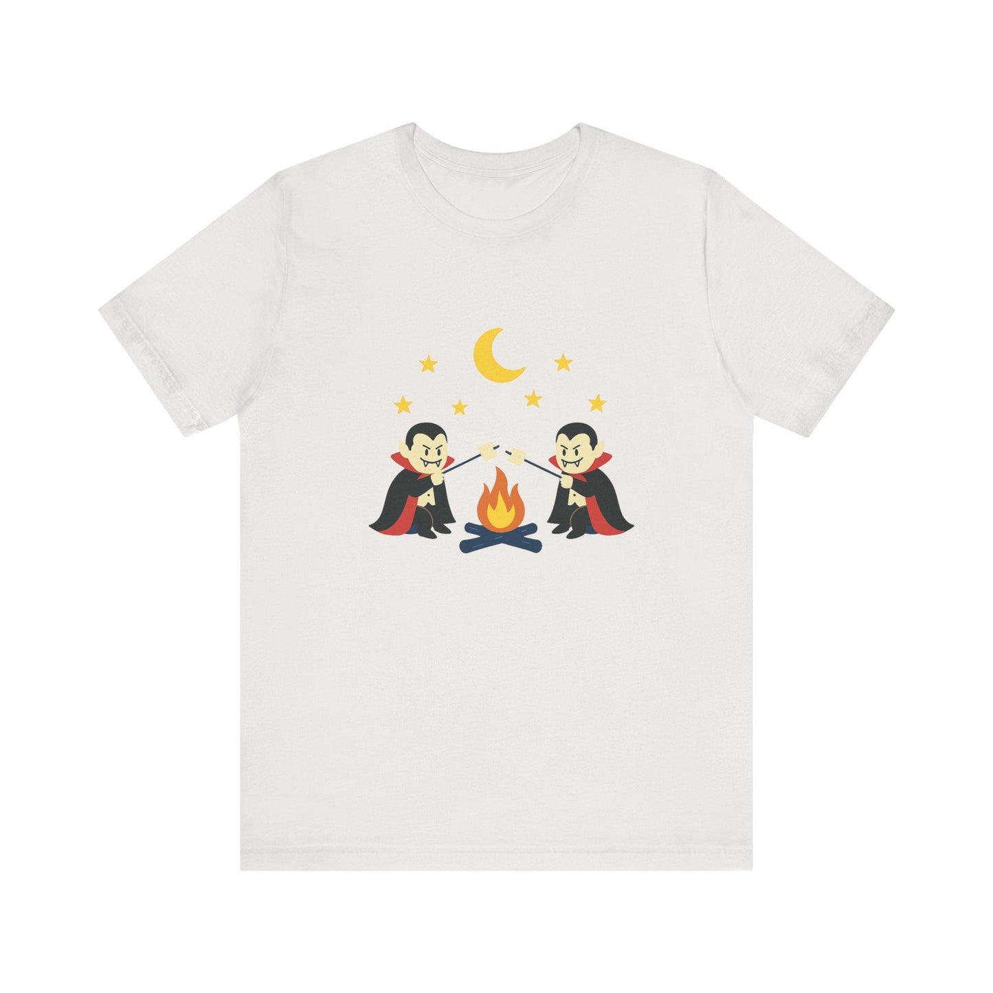 Camping Dracula Tee, Halloween Shirt, Spooky Camping Top - Popbydesign