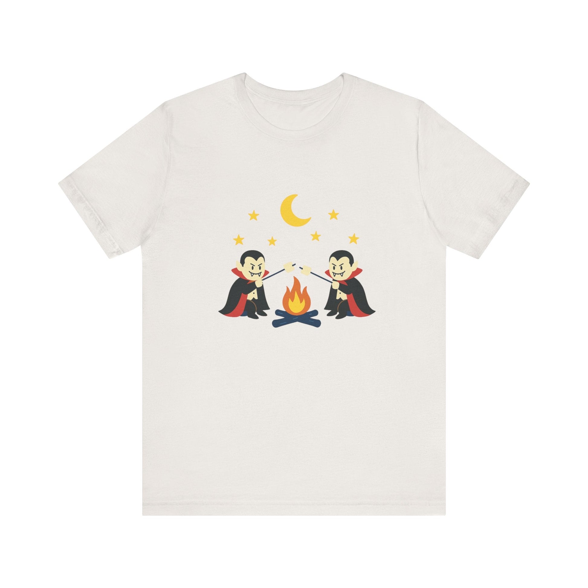 Camping Dracula Tee, Halloween Shirt, Spooky Camping Top - Popbydesign