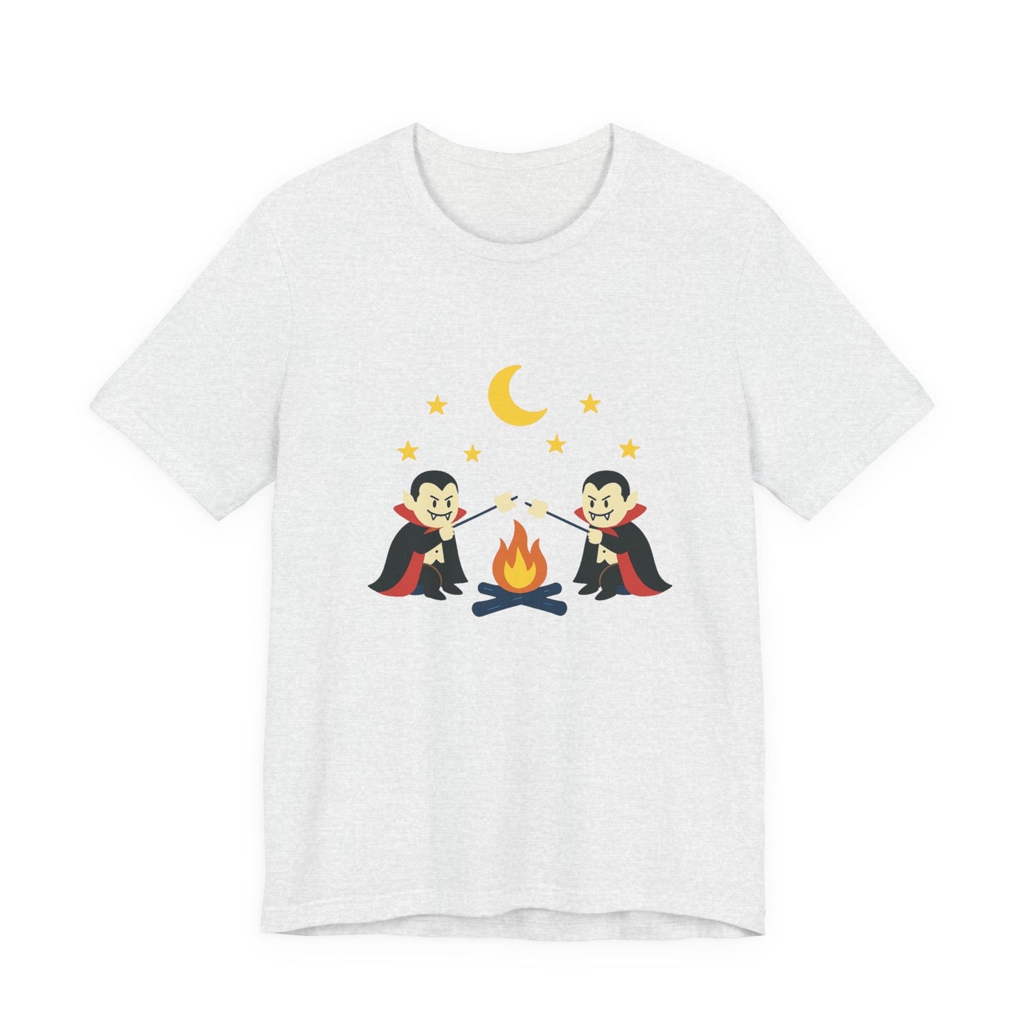 Camping Dracula Tee, Halloween Shirt, Spooky Camping Top - Popbydesign