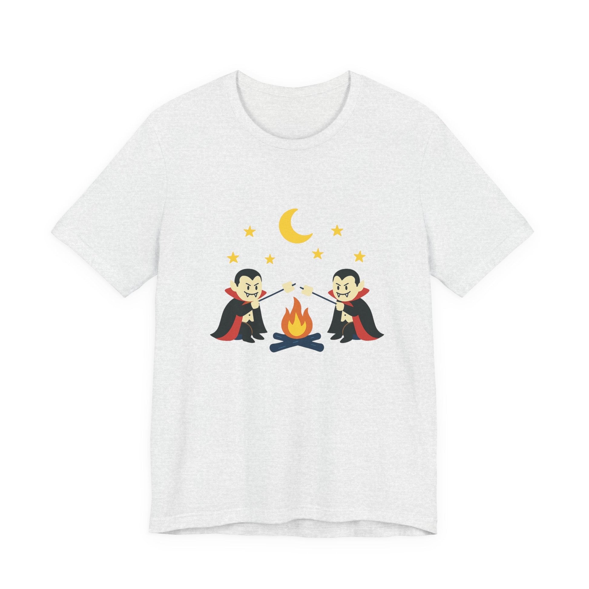 Camping Dracula Tee, Halloween Shirt, Spooky Camping Top - Popbydesign