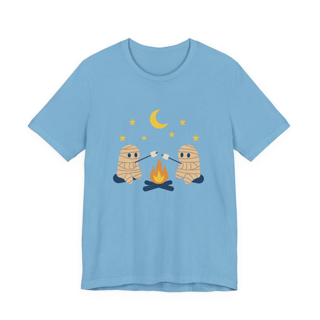 Camping Mummy Tee, Halloween Shirt, Spooky Camping Top by PopCultureByDesign36
