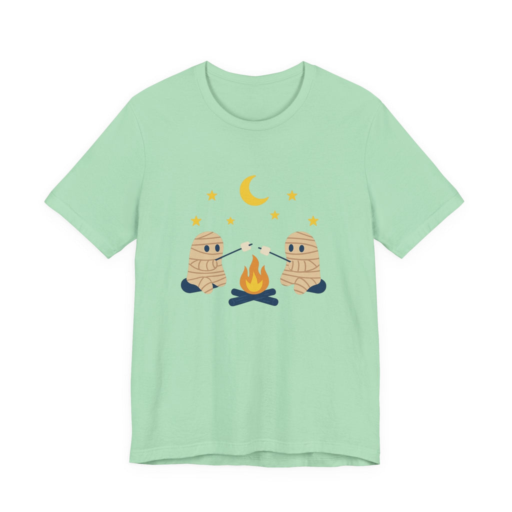 Camping Mummy Tee, Halloween Shirt, Spooky Camping Top by PopCultureByDesign36