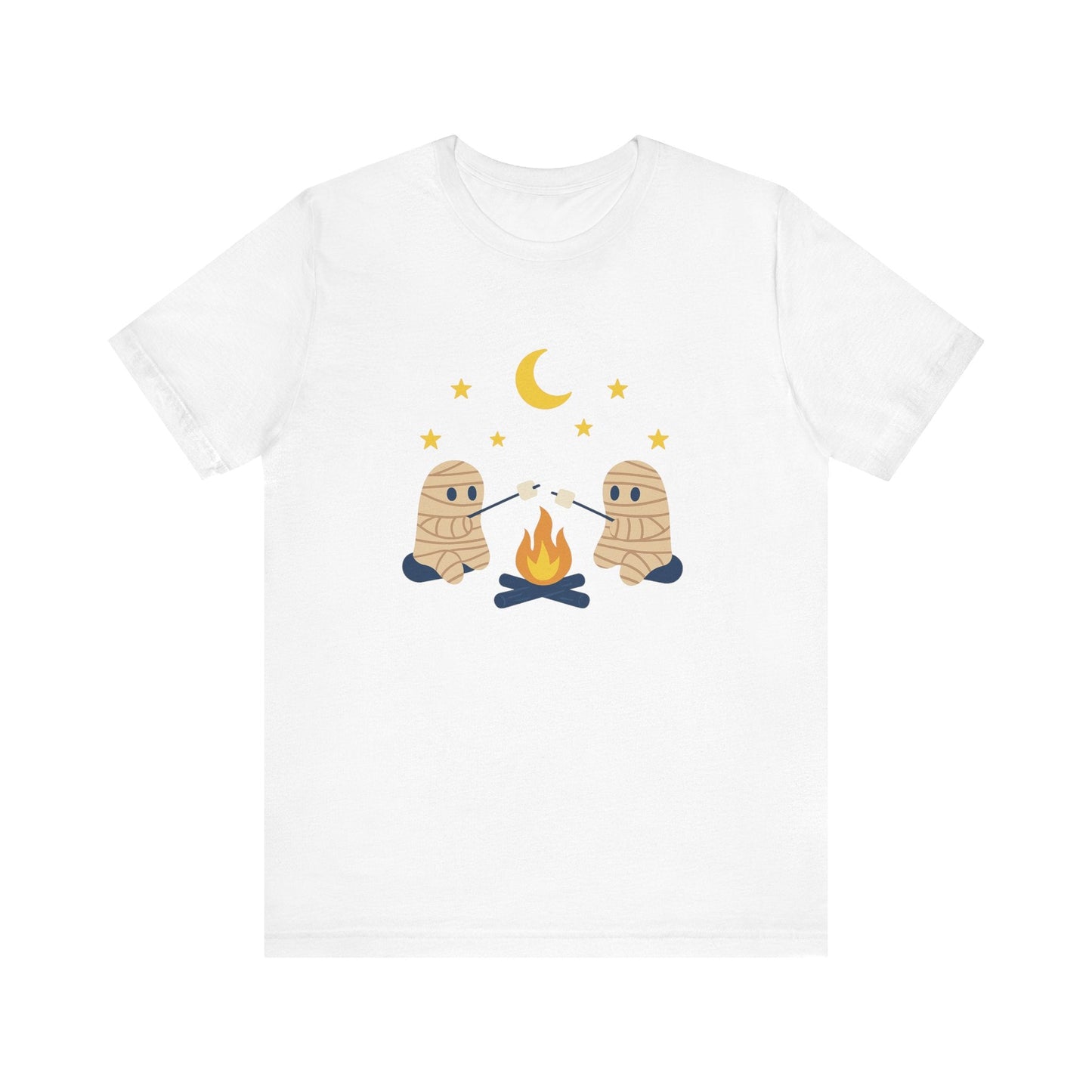 Camping Mummy Tee, Halloween Shirt, Spooky Camping Top - Popbydesign