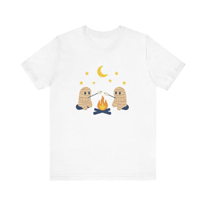 Camping Mummy Tee, Halloween Shirt, Spooky Camping Top - Popbydesign