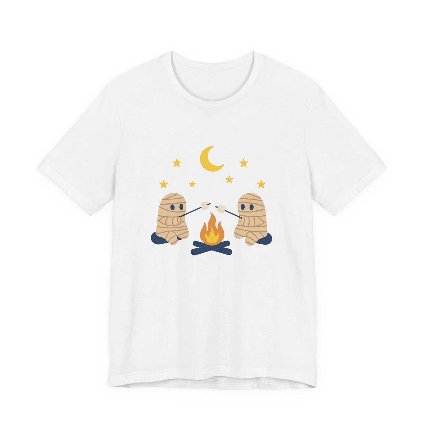 Camping Mummy Tee, Halloween Shirt, Spooky Camping Top - Popbydesign