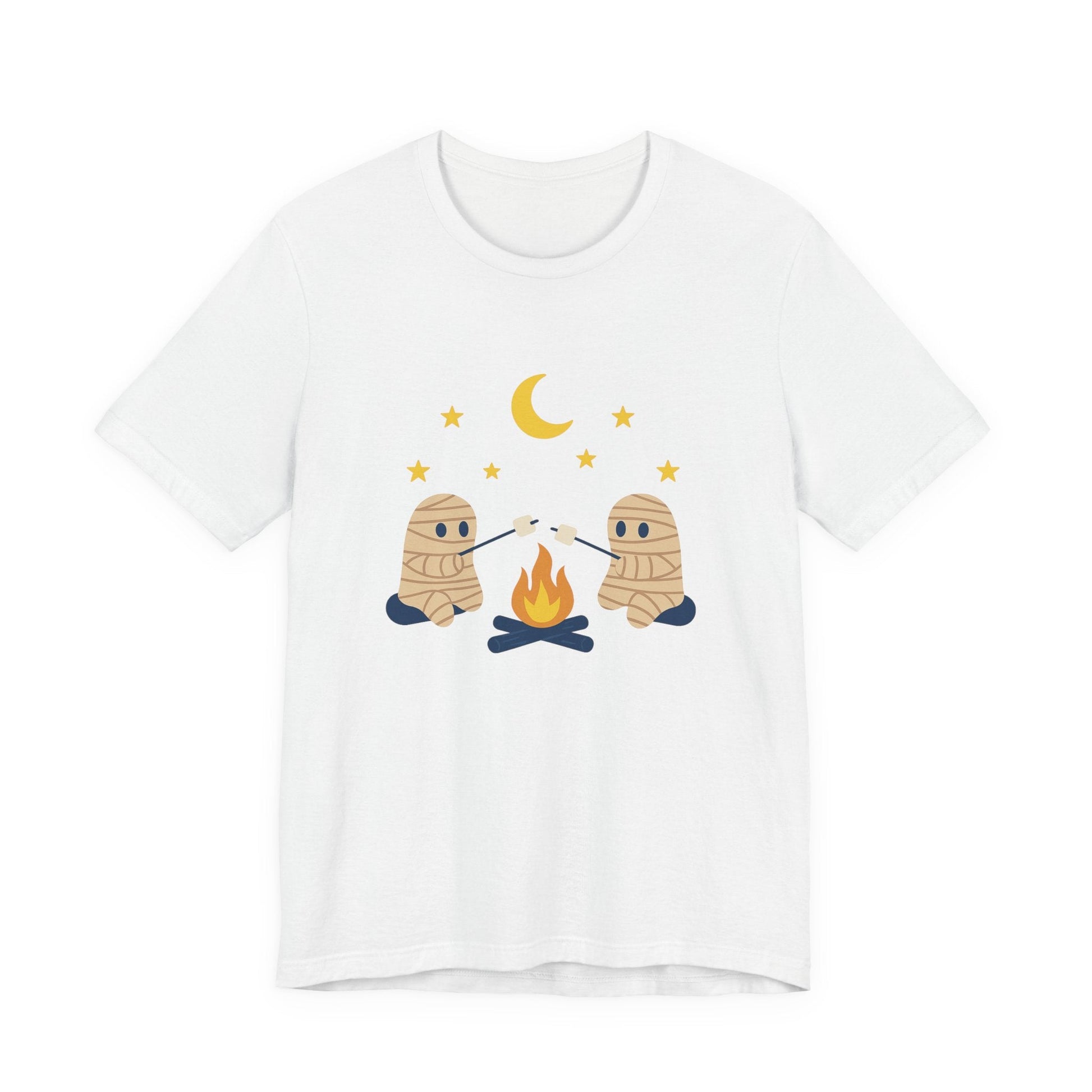 Camping Mummy Tee, Halloween Shirt, Spooky Camping Top - Popbydesign