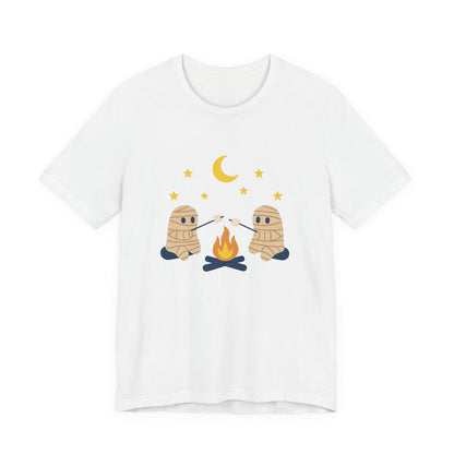 Camping Mummy Tee, Halloween Shirt, Spooky Camping Top - Popbydesign