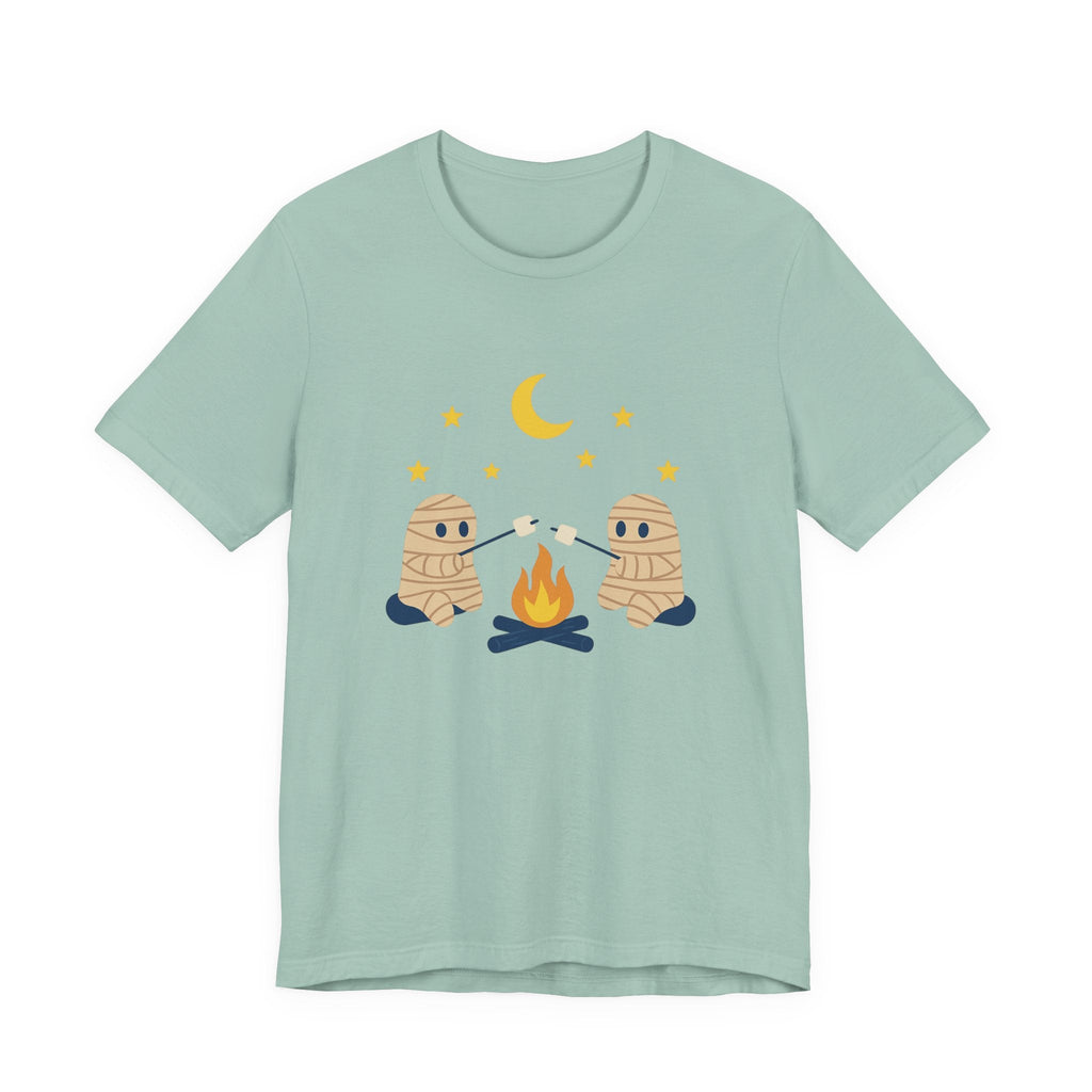 Camping Mummy Tee, Halloween Shirt, Spooky Camping Top by PopCultureByDesign36