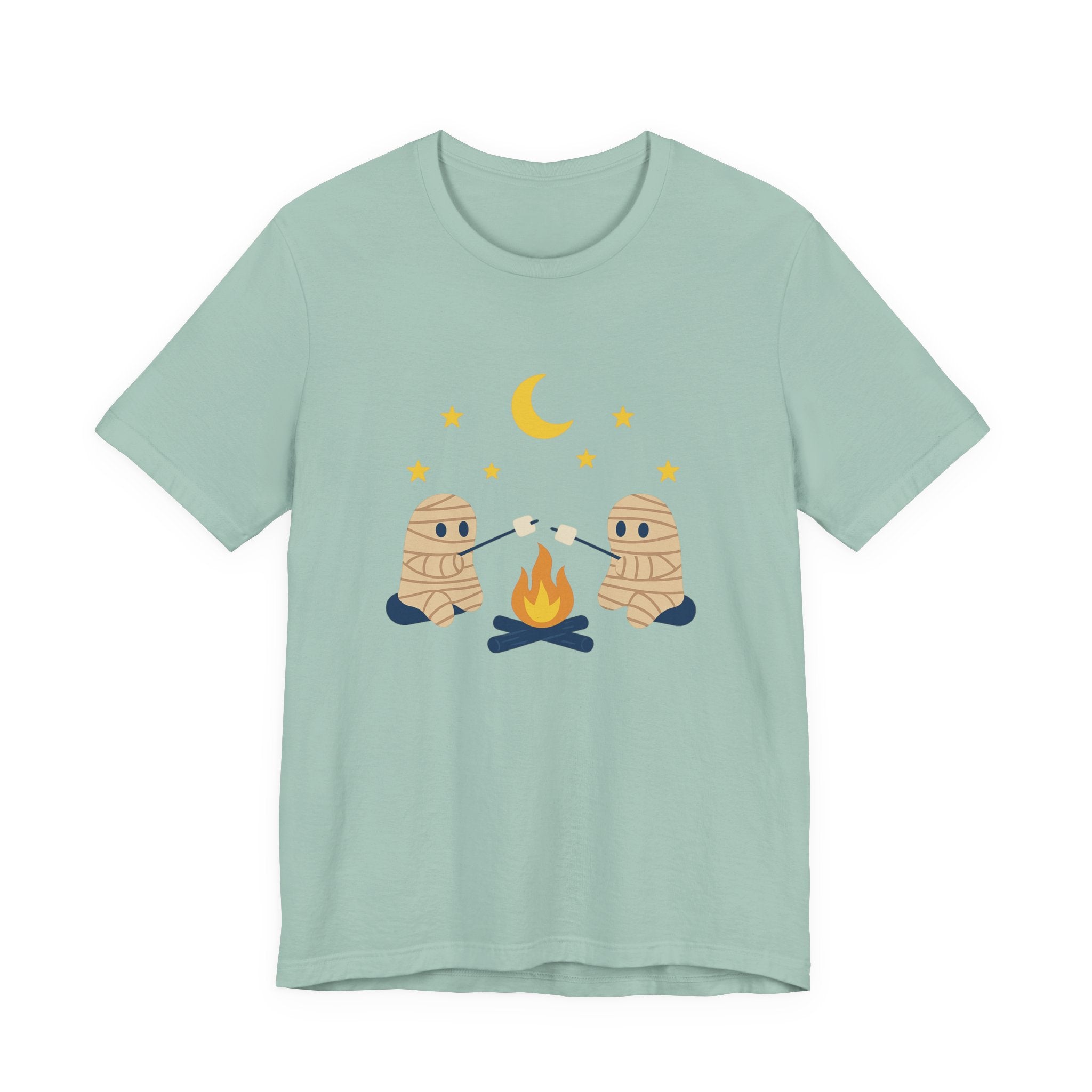 Camping Mummy Tee, Halloween Shirt, Spooky Camping Top by PopCultureByDesign36
