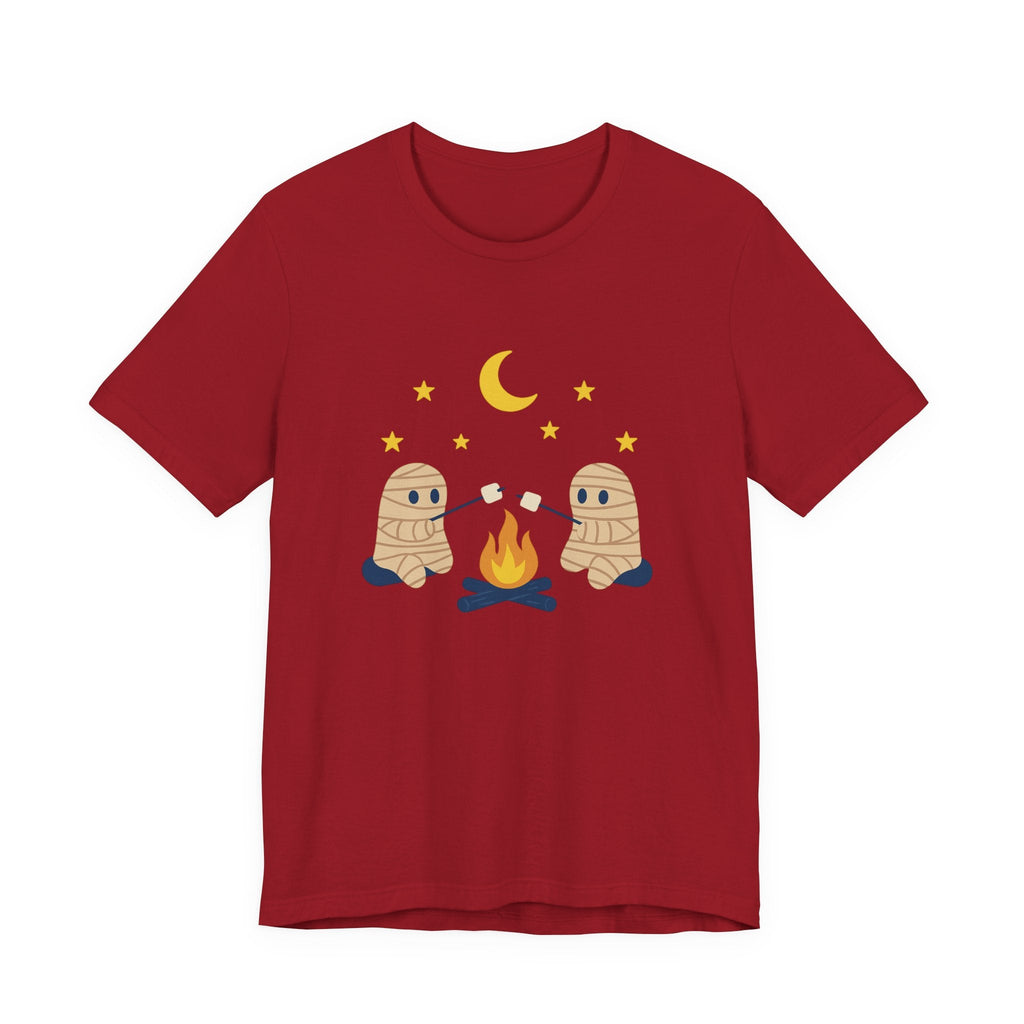 Camping Mummy Tee, Halloween Shirt, Spooky Camping Top by PopCultureByDesign36