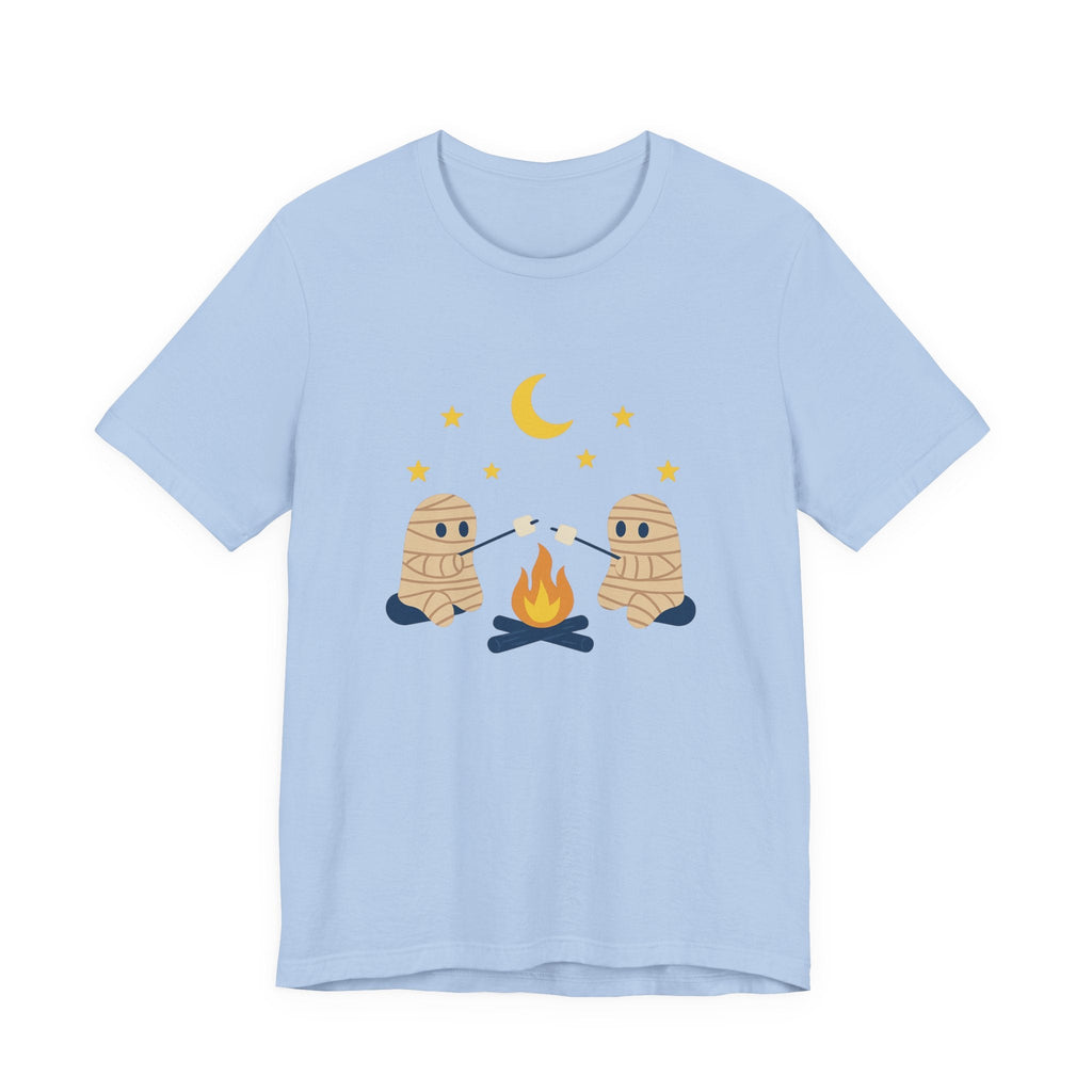 Camping Mummy Tee, Halloween Shirt, Spooky Camping Top by PopCultureByDesign36