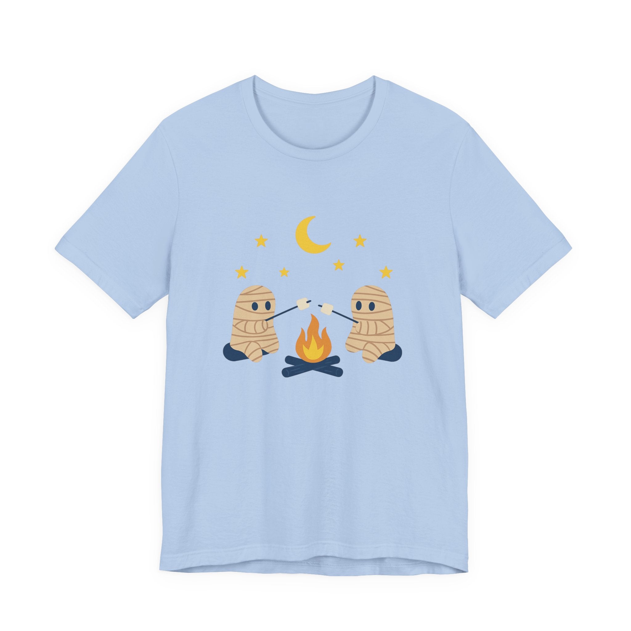Camping Mummy Tee, Halloween Shirt, Spooky Camping Top by PopCultureByDesign36
