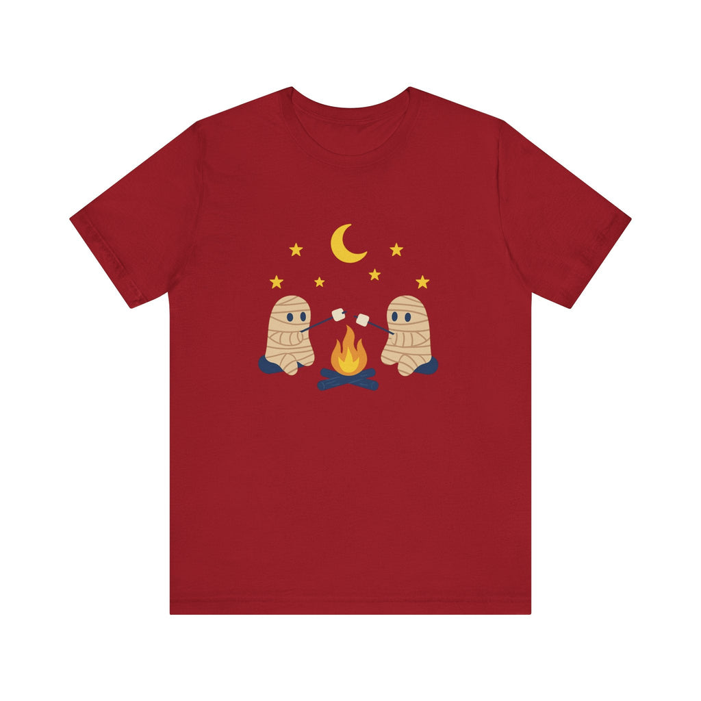 Camping Mummy Tee, Halloween Shirt, Spooky Camping Top by PopCultureByDesign36