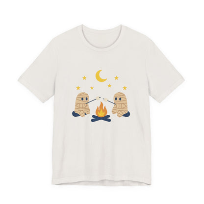 Camping Mummy Tee, Halloween Shirt, Spooky Camping Top - Popbydesign