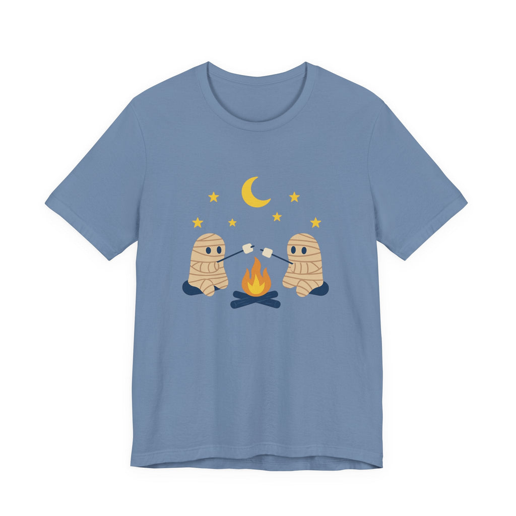 Camping Mummy Tee, Halloween Shirt, Spooky Camping Top by PopCultureByDesign36