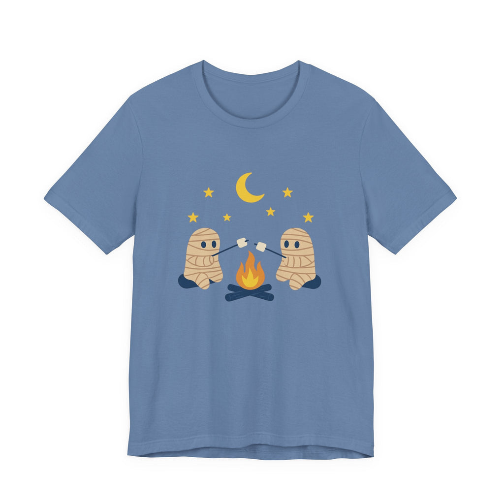 Camping Mummy Tee, Halloween Shirt, Spooky Camping Top by PopCultureByDesign36