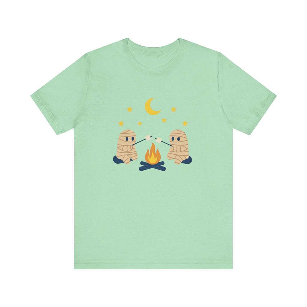 Camping Mummy Tee, Halloween Shirt, Spooky Camping Top by PopCultureByDesign36