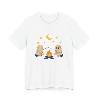 Camping Mummy Tee, Halloween Shirt, Spooky Camping Top - Popbydesign