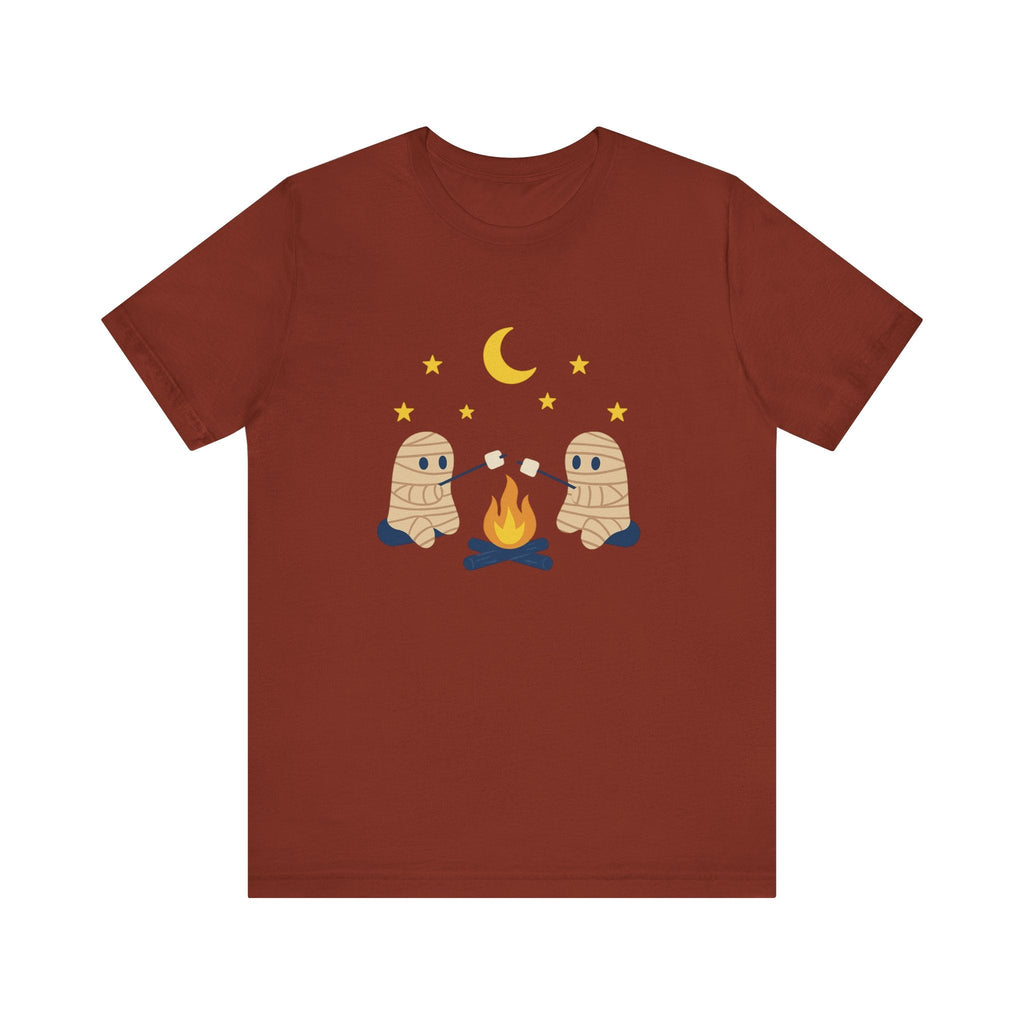 Camping Mummy Tee, Halloween Shirt, Spooky Camping Top by PopCultureByDesign36
