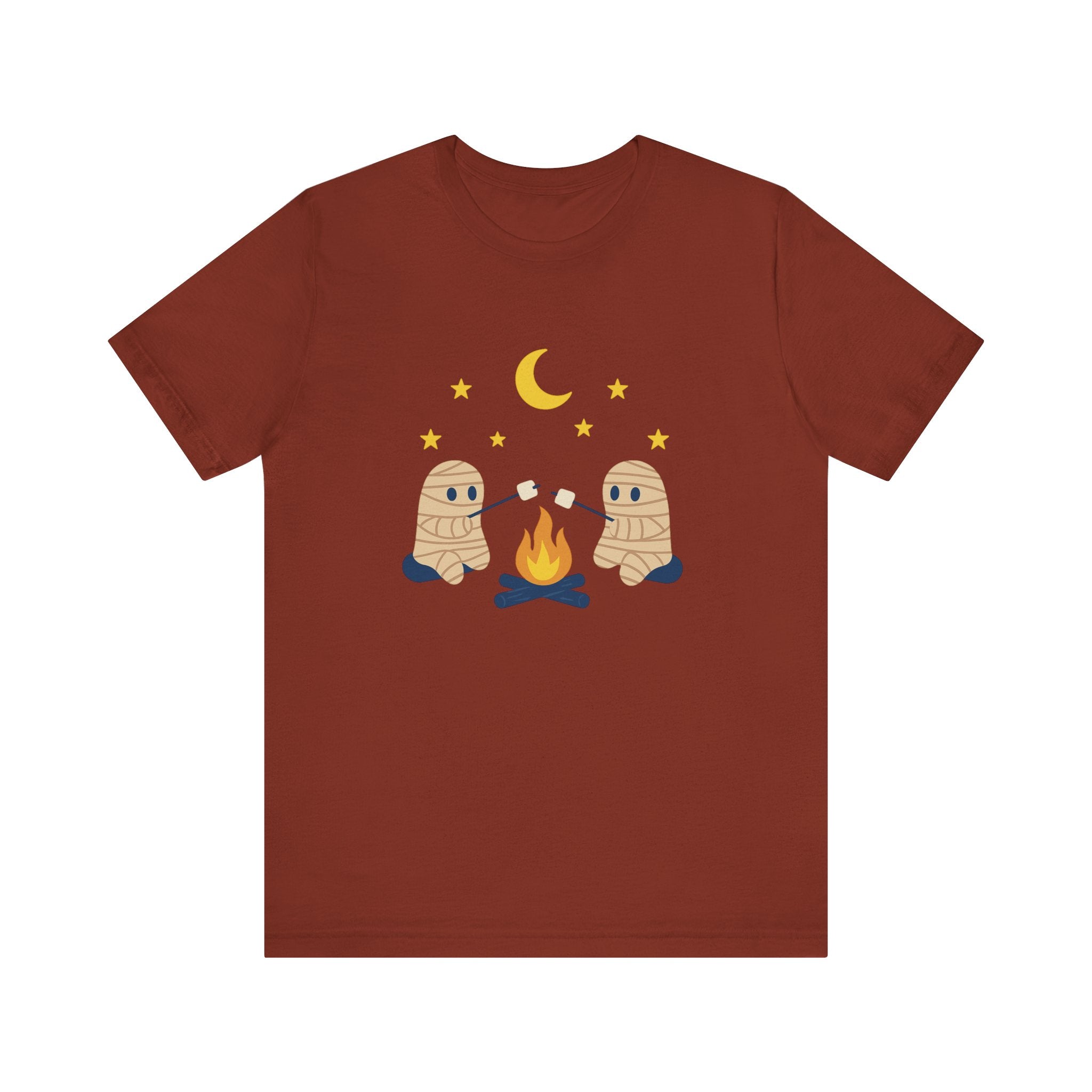 Camping Mummy Tee, Halloween Shirt, Spooky Camping Top by PopCultureByDesign36