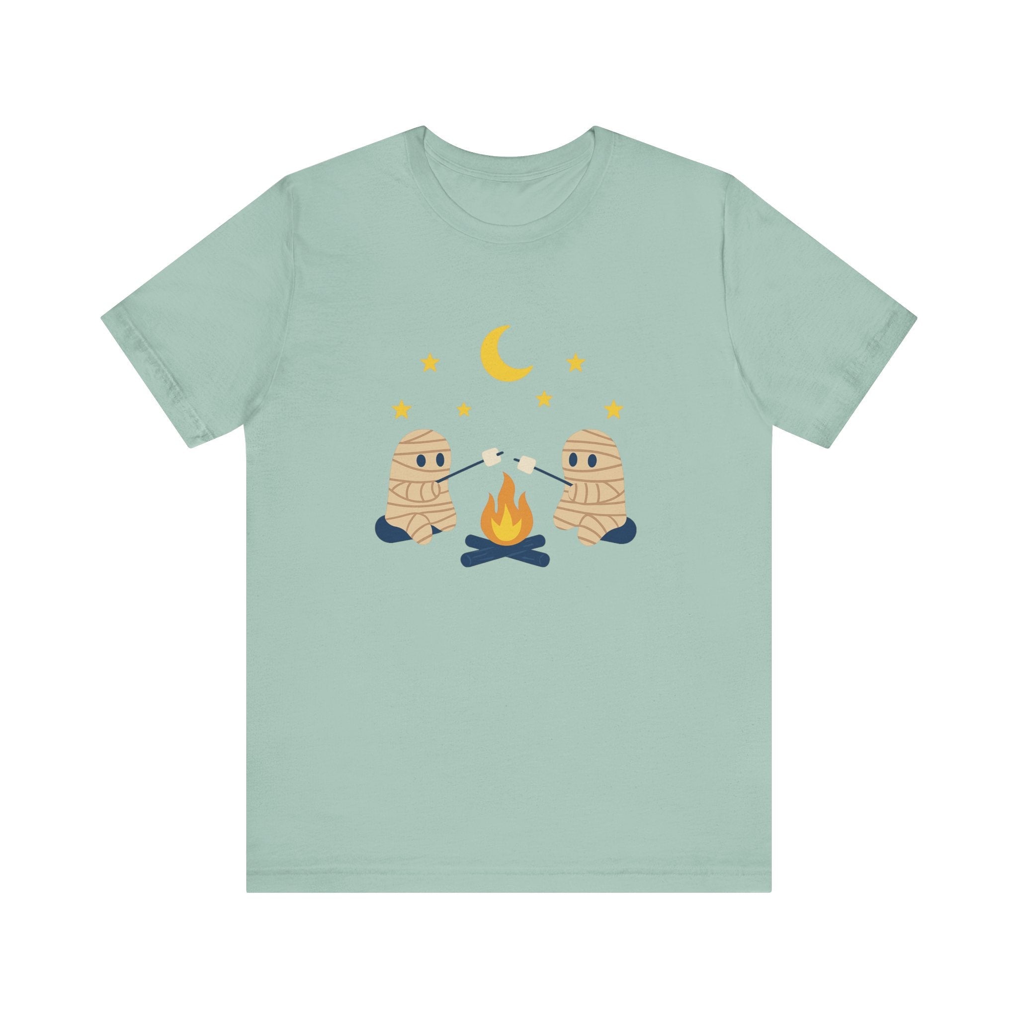 Camping Mummy Tee, Halloween Shirt, Spooky Camping Top by PopCultureByDesign36