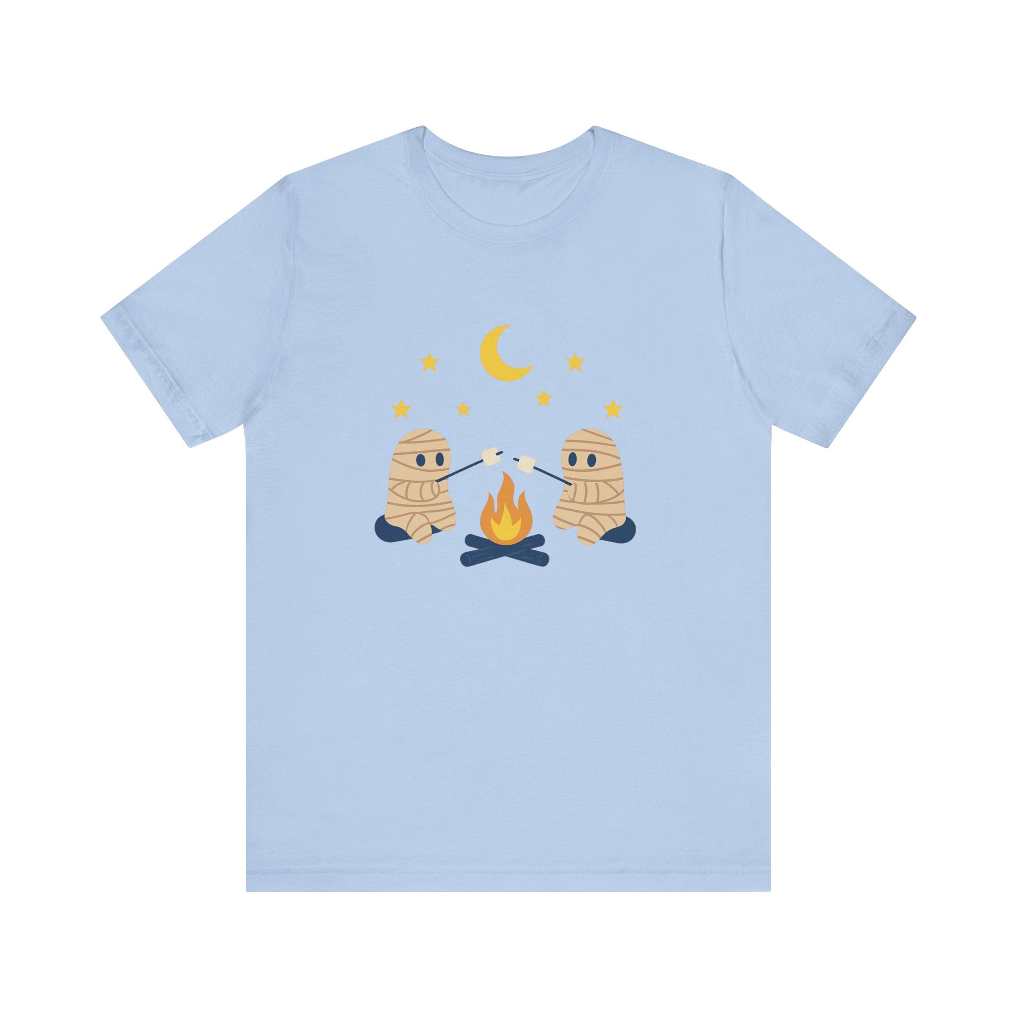 Camping Mummy Tee, Halloween Shirt, Spooky Camping Top by PopCultureByDesign36