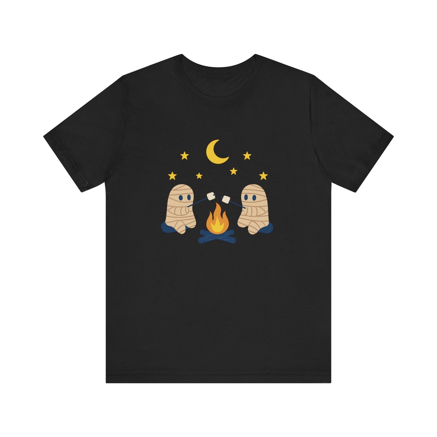 Camping Mummy Tee, Halloween Shirt, Spooky Camping Top - Popbydesign