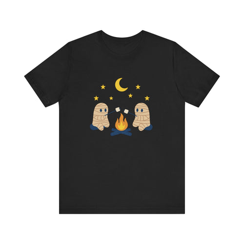 Camping Mummy Tee, Halloween Shirt, Spooky Camping Top by PopCultureByDesign36