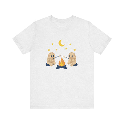 Camping Mummy Tee, Halloween Shirt, Spooky Camping Top - Popbydesign