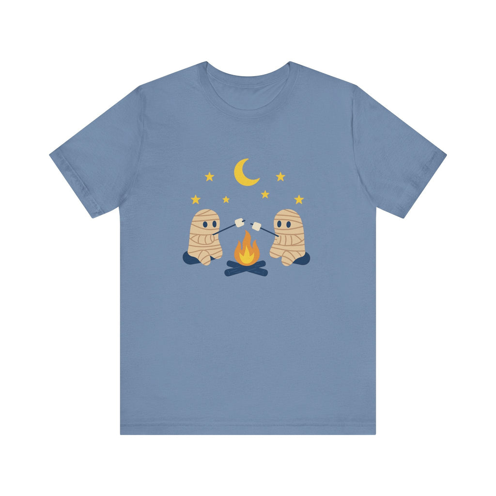 Camping Mummy Tee, Halloween Shirt, Spooky Camping Top by PopCultureByDesign36