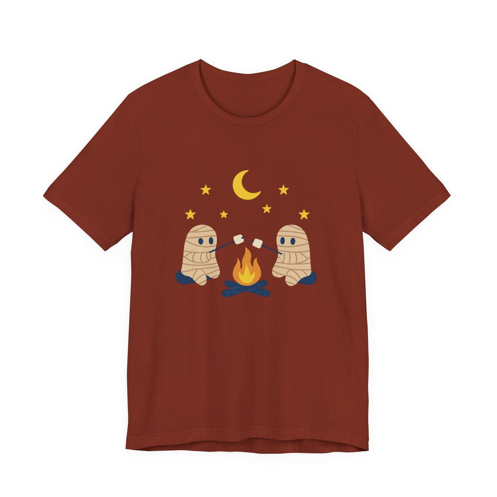 Camping Mummy Tee, Halloween Shirt, Spooky Camping Top by PopCultureByDesign36