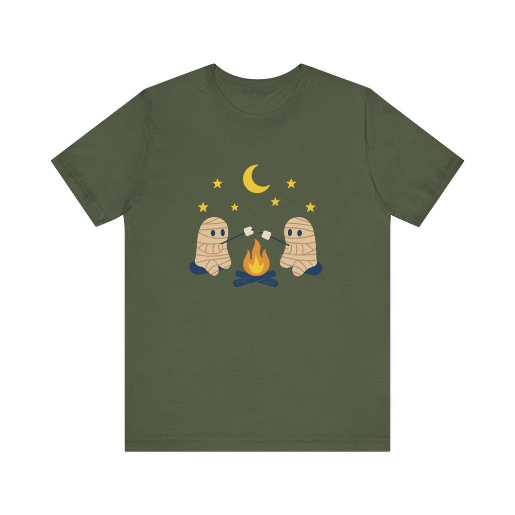 Camping Mummy Tee, Halloween Shirt, Spooky Camping Top by PopCultureByDesign36