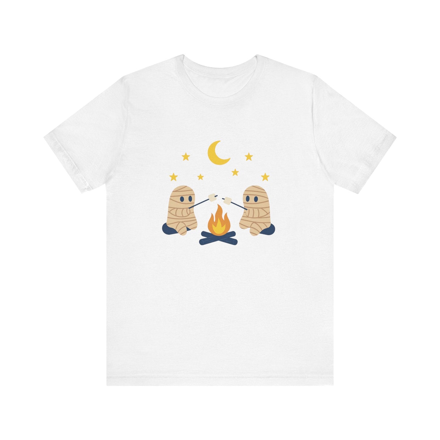 Camping Mummy Tee, Halloween Shirt, Spooky Camping Top - Popbydesign
