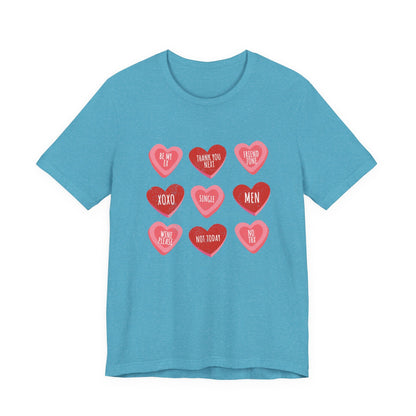 Candy Heart Shirt, Conversation Hearts Shirt - Popbydesign