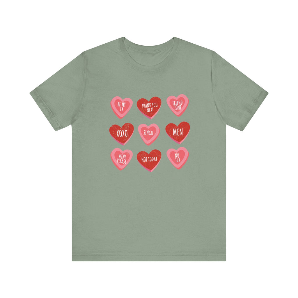 Candy Heart Shirt, Conversation Hearts Shirt by PopCultureByDesign36