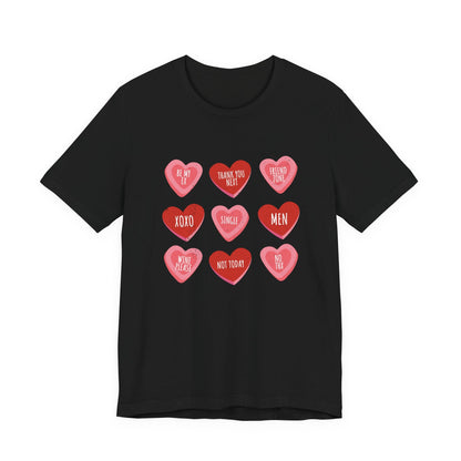 Candy Heart Shirt, Conversation Hearts Shirt - Popbydesign