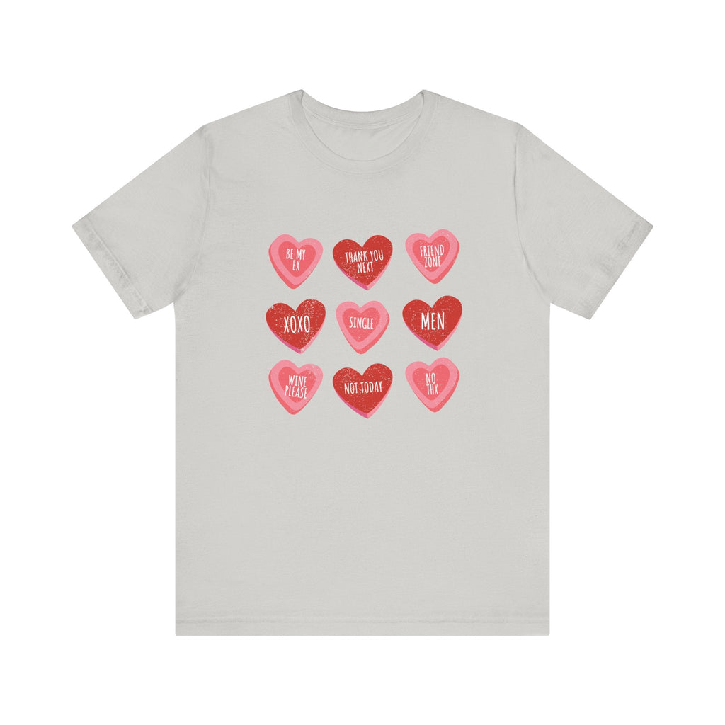 Candy Heart Shirt, Conversation Hearts Shirt by PopCultureByDesign36