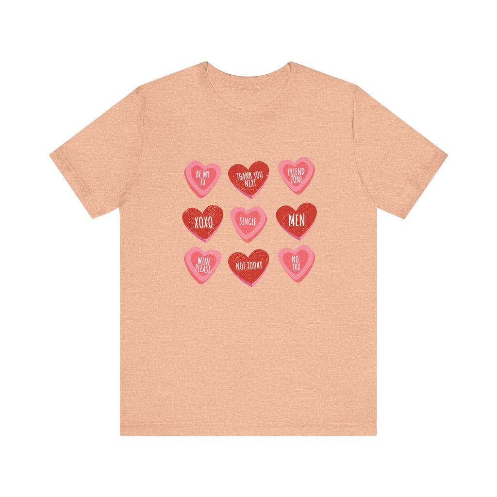 Candy Heart Shirt, Conversation Hearts Shirt by PopCultureByDesign36