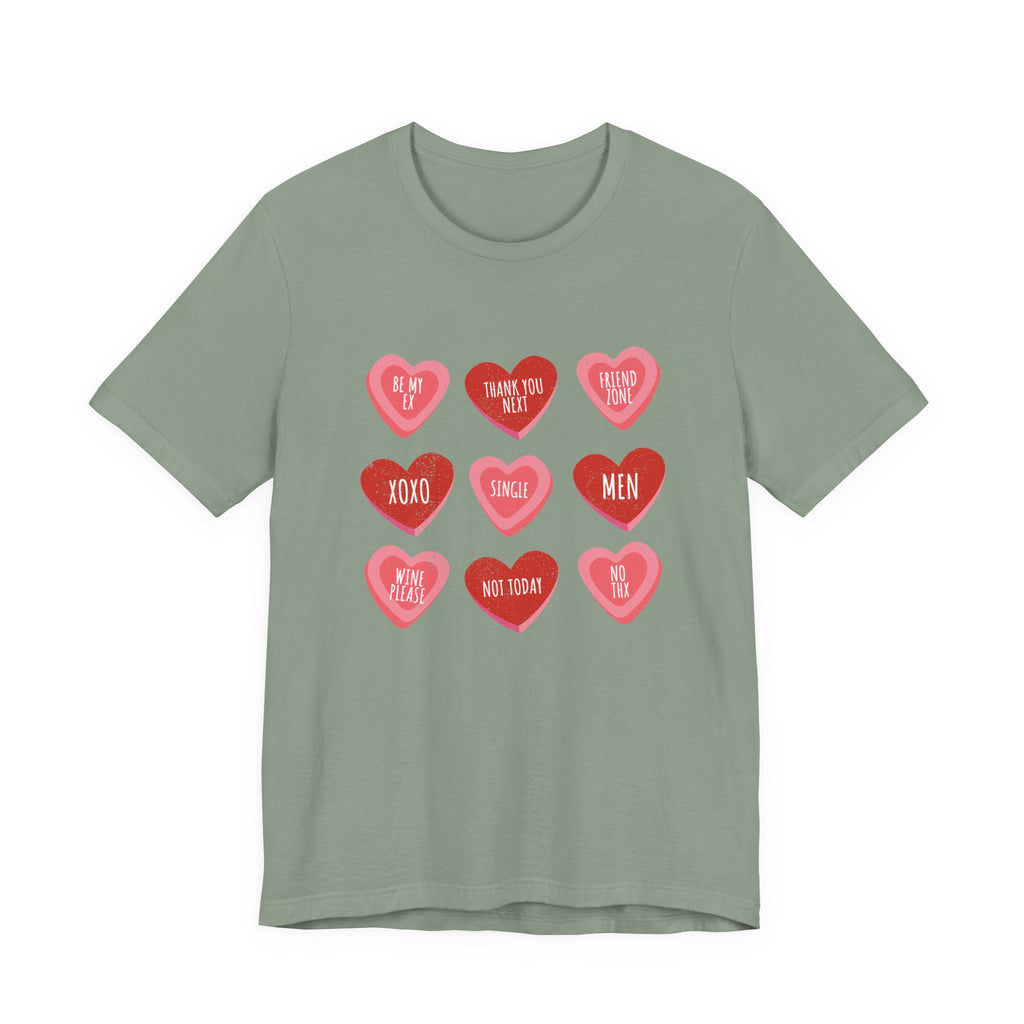 Candy Heart Shirt, Conversation Hearts Shirt by PopCultureByDesign36
