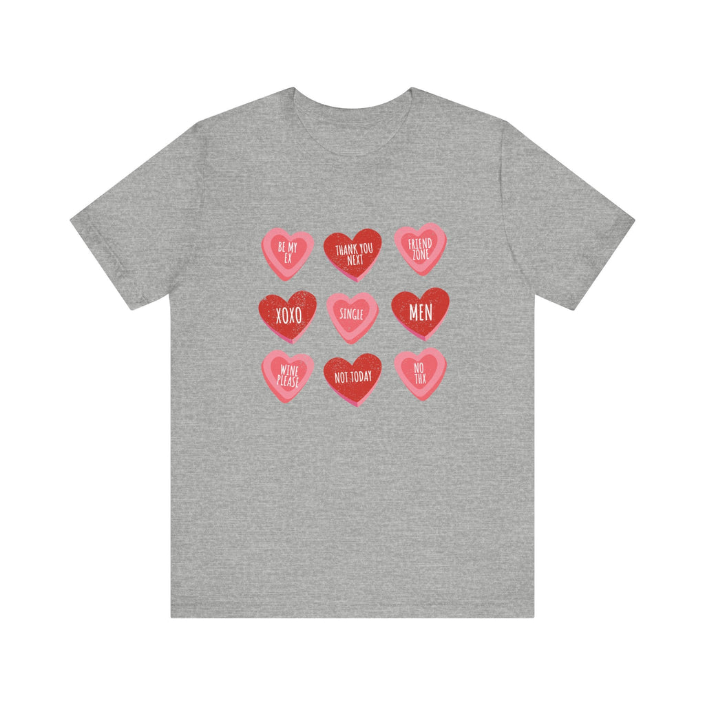 Candy Heart Shirt, Conversation Hearts Shirt by PopCultureByDesign36