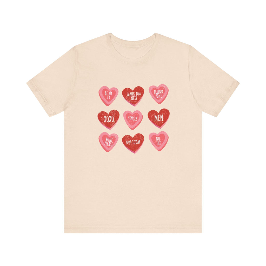 Candy Heart Shirt, Conversation Hearts Shirt by PopCultureByDesign36