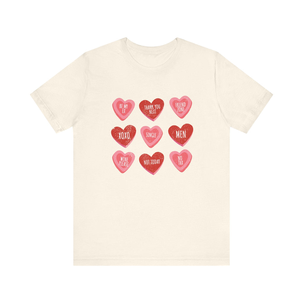 Candy Heart Shirt, Conversation Hearts Shirt by PopCultureByDesign36