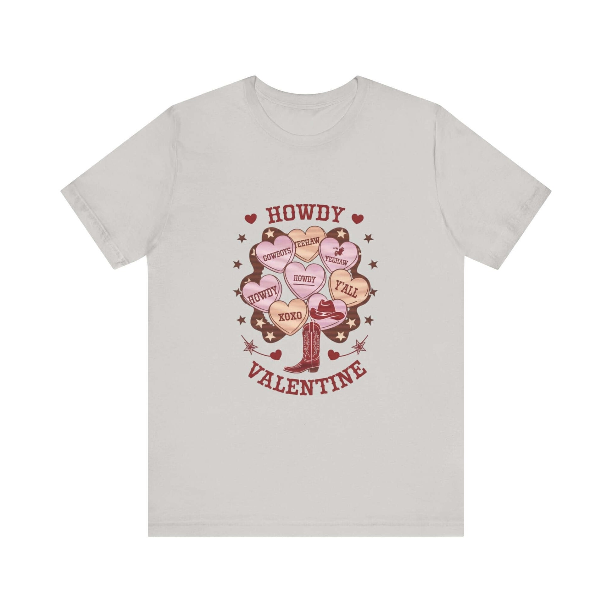 Candy Heart Shirt, Valentine's Day Gift, Country Conversation Hearts Shirt - Popbydesign