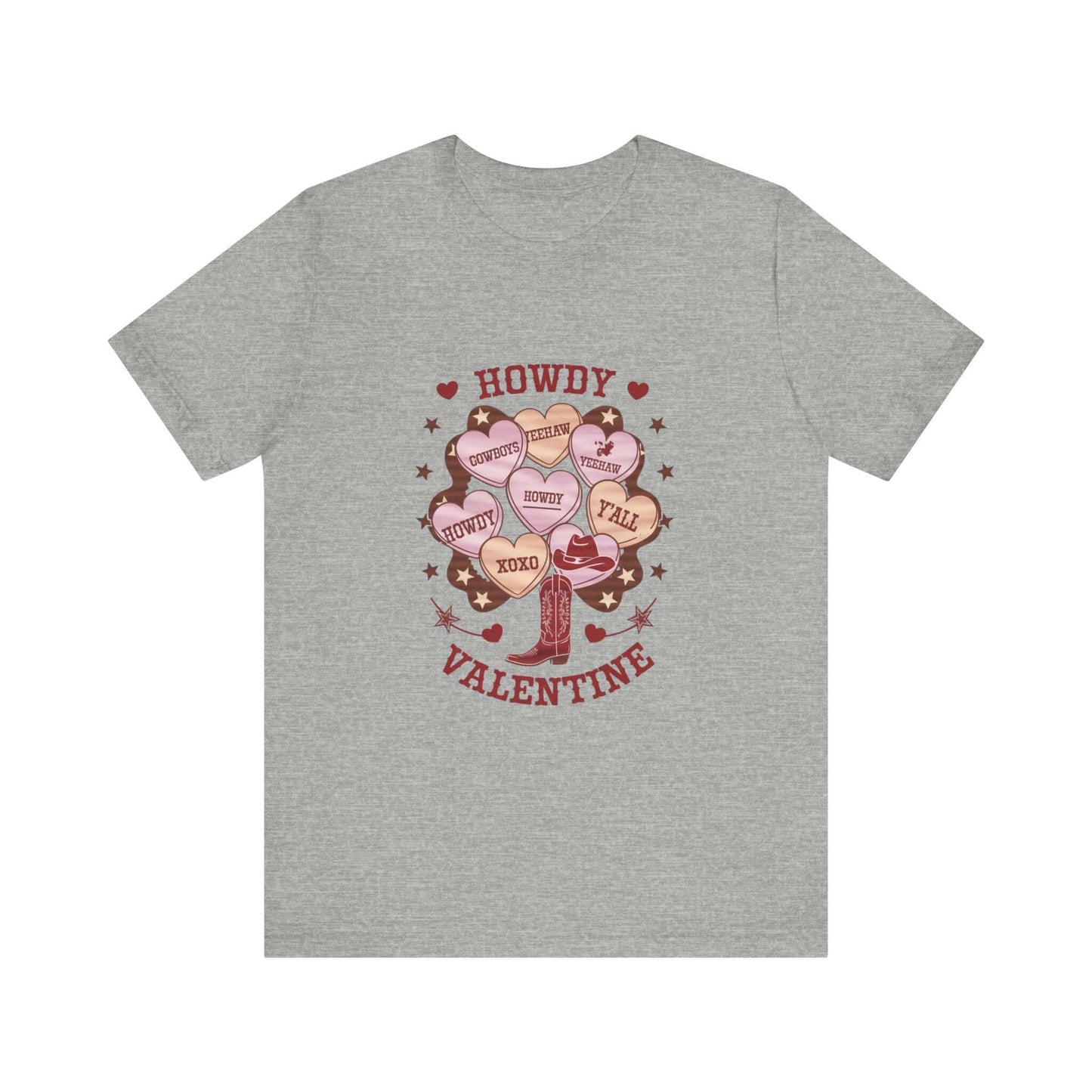 Candy Heart Shirt, Valentine's Day Gift, Country Conversation Hearts Shirt - Popbydesign
