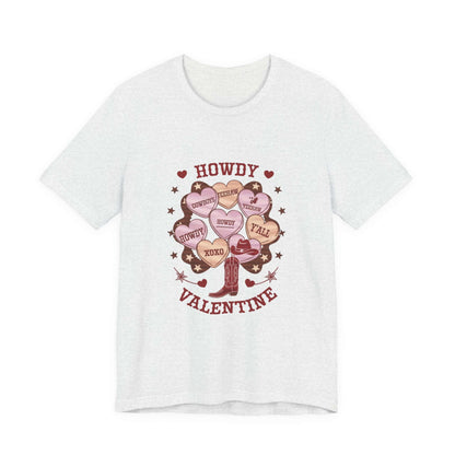 Candy Heart Shirt, Valentine's Day Gift, Country Conversation Hearts Shirt - Popbydesign