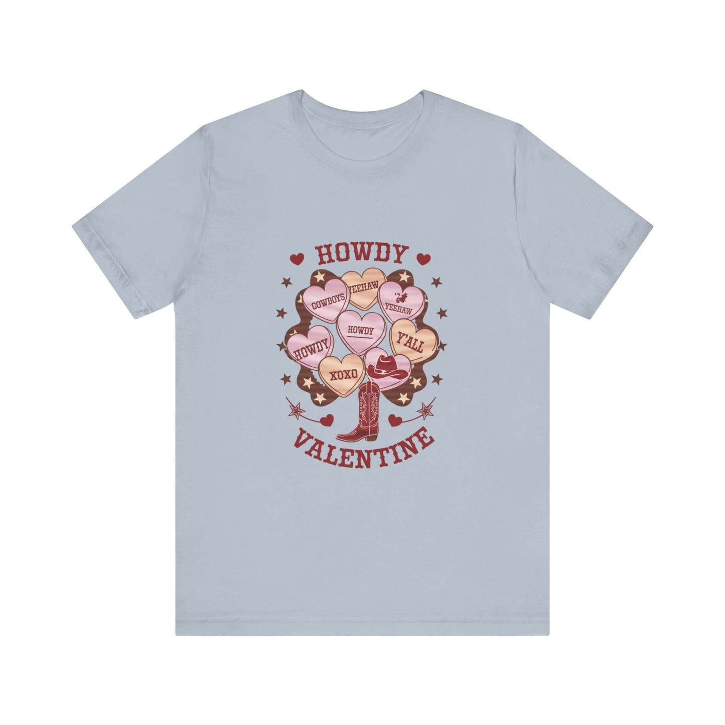 Candy Heart Shirt, Valentine's Day Gift, Country Conversation Hearts Shirt - Popbydesign